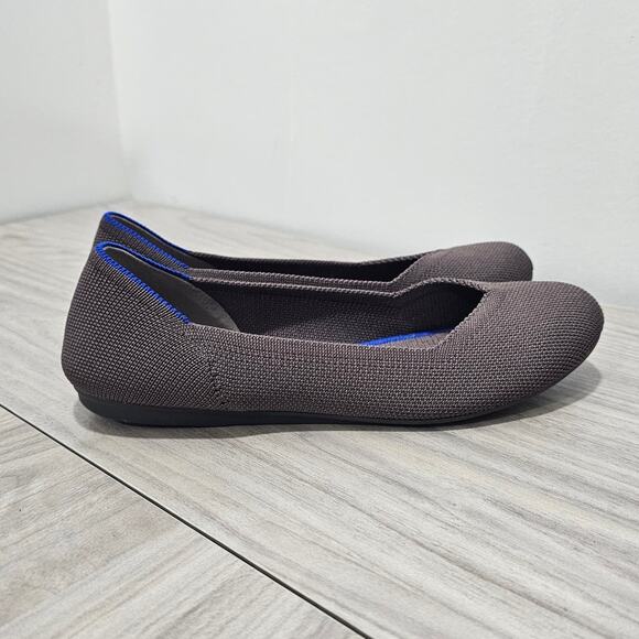 Rothy’s The Flat in mauve mink Muted Purple Women 6.5 round toe retired brown - Picture 5 of 9